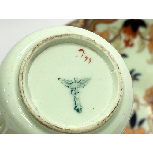 524 - Powell and Bishop. A Late 19th Century cup and saucer by Powell and Bishop. Circa 1876.