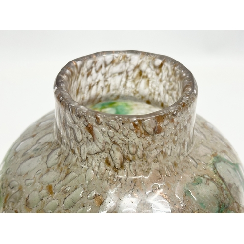 9 - Monart Glass. An Early 20th Century Scottish art glass vase. By Monart Glass. Salvador Ysart. Circa ... 