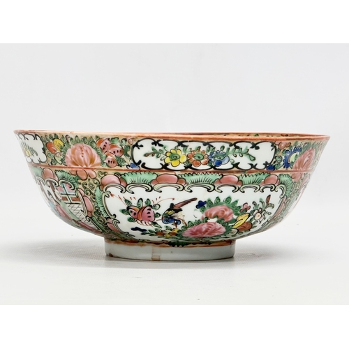 214 - An Early 20th Century Chinese export Rose Medallion bowl. 20x8cm.