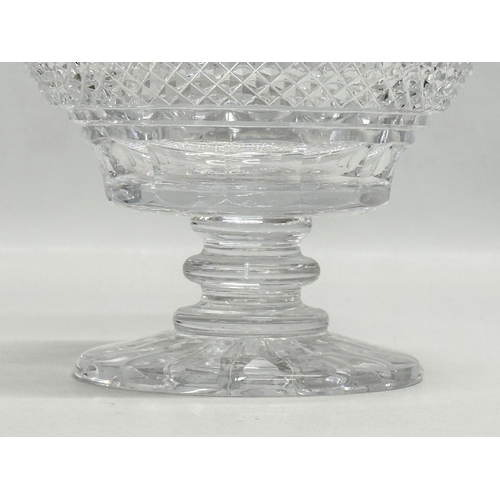 247 - Three pieces of Early 19th Century glassware. Including an Irish Regency period footed bowl 12x11cm.