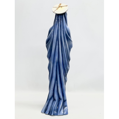 265 - Wien Keramos. A large Austrian pottery Virgin Mary figurine. By Wien Keramos. 59cm