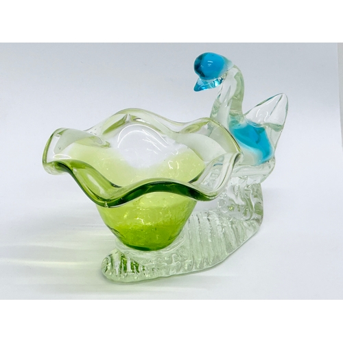 403 - A Murano Glass bowl. 15x11x11cm