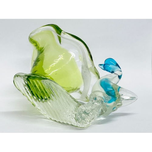 403 - A Murano Glass bowl. 15x11x11cm