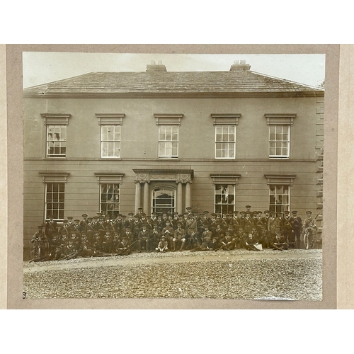 65 - An original 1914 UVF battalion photograph. Taken At Oakley House, 1914. WWI. Photograph measures 30x... 