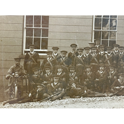 65 - An original 1914 UVF battalion photograph. Taken At Oakley House, 1914. WWI. Photograph measures 30x... 