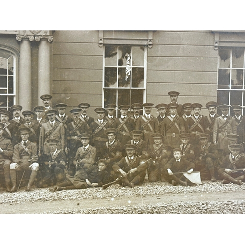 65 - An original 1914 UVF battalion photograph. Taken At Oakley House, 1914. WWI. Photograph measures 30x... 