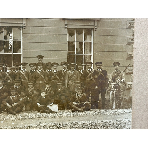 65 - An original 1914 UVF battalion photograph. Taken At Oakley House, 1914. WWI. Photograph measures 30x... 