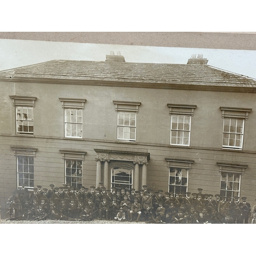 65 - An original 1914 UVF battalion photograph. Taken At Oakley House, 1914. WWI. Photograph measures 30x... 