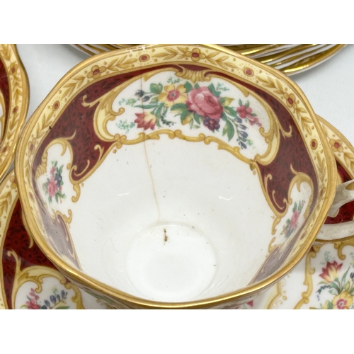 396 - A 37 piece Royal Albert “Lady Hamilton” tea service.