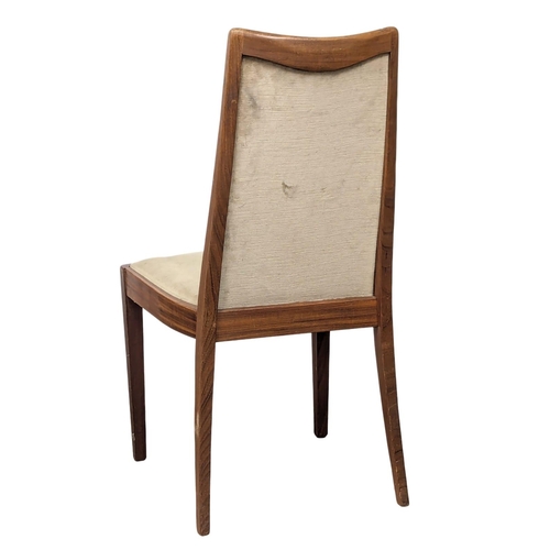 125 - A set of 6 G-Plan 'Fresco' Mid Century teak dining chairs designed by Victor Wilkins.(1)