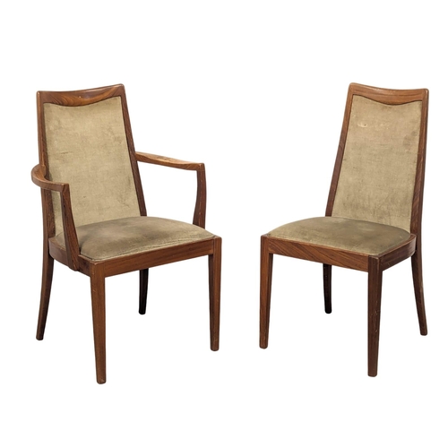 125 - A set of 6 G-Plan 'Fresco' Mid Century teak dining chairs designed by Victor Wilkins.(1)