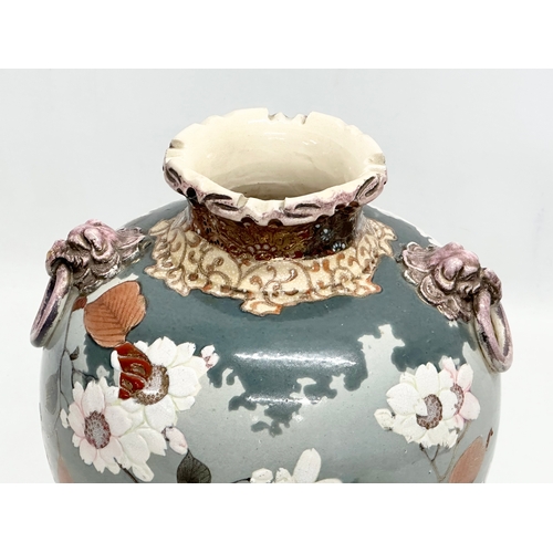 85 - A signed Late 19th/Early 20th Century Japanese 3 footed pot. By Satsuma. Meiji Period (1868-1912) 18... 