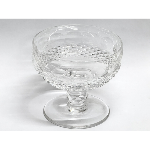 104 - A set of 6 Waterford Crystal “Colleen” dessert glasses/cocktail glasses. 10x8.5cm.