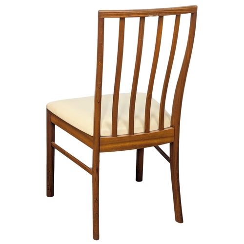 142 - A set of 8 McIntosh Mid Century teak dining chairs designed by Tom Robertson. (3)