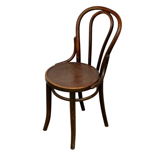 156 - Johann Kohn. A set of 10 Early 20th Century bentwood chairs. 8 by Johann Kohn. 2 by Fischell. 1 chai... 