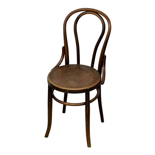 156 - Johann Kohn. A set of 10 Early 20th Century bentwood chairs. 8 by Johann Kohn. 2 by Fischell. 1 chai... 