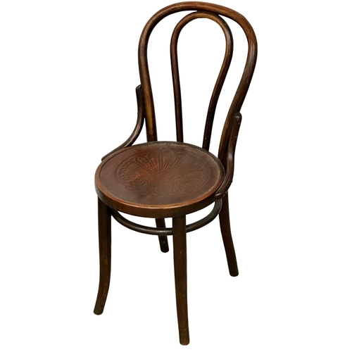 156 - Johann Kohn. A set of 10 Early 20th Century bentwood chairs. 8 by Johann Kohn. 2 by Fischell. 1 chai... 