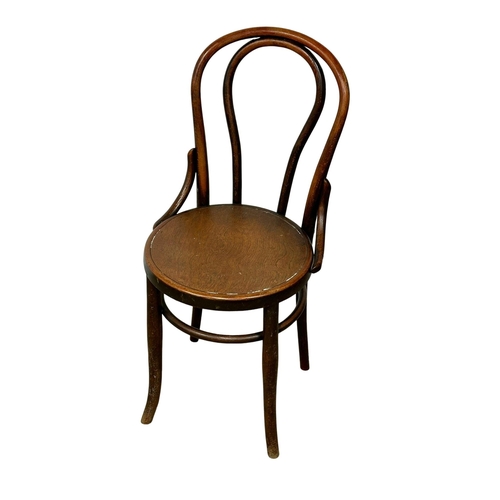 156 - Johann Kohn. A set of 10 Early 20th Century bentwood chairs. 8 by Johann Kohn. 2 by Fischell. 1 chai... 