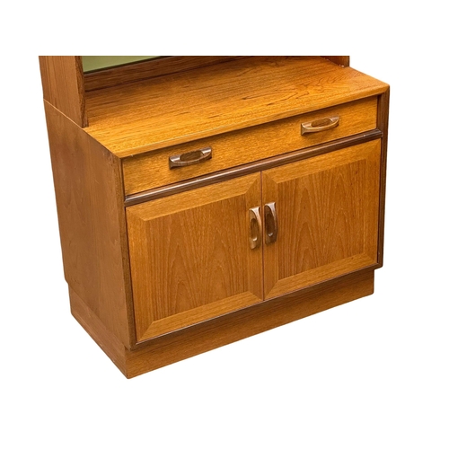 302 - A G-Plan “Sierra” Mid Century teak side cabinet. 84x46x198.5cm.(4)