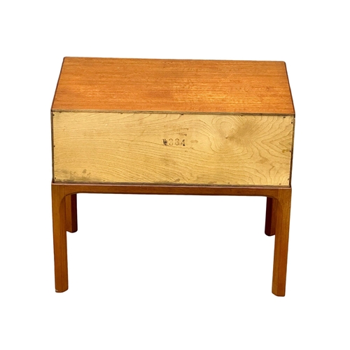 36 - Kai Kristiansen. A Danish Mid Century teak nightstand. Designed by Kai Kristiansen for Aksel Kjersga... 