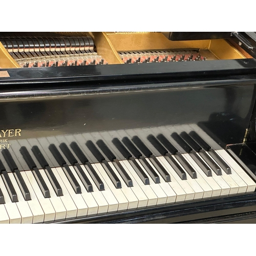 70 - A Schiedmayer Pianofortefabrik baby grand piano. 146x153x100cm