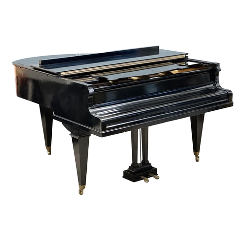 70 - A Schiedmayer Pianofortefabrik baby grand piano. 146x153x100cm