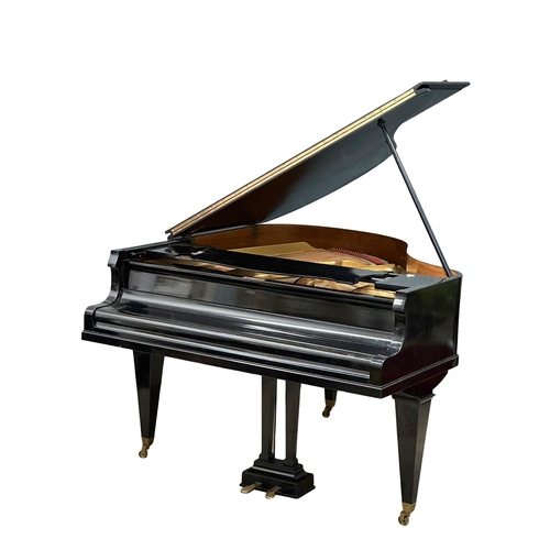 70 - A Schiedmayer Pianofortefabrik baby grand piano. 146x153x100cm