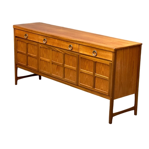 155 - Nathan Squares. A Mid Century teak sideboard by Nathan Furniture. 182.5x45x84.5cm. (4)