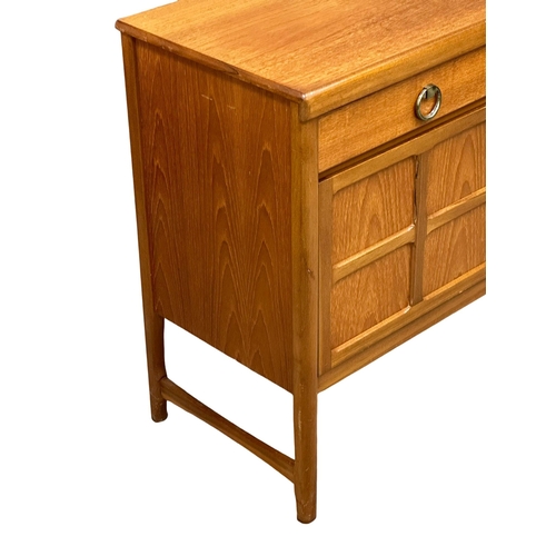 155 - Nathan Squares. A Mid Century teak sideboard by Nathan Furniture. 182.5x45x84.5cm. (4)