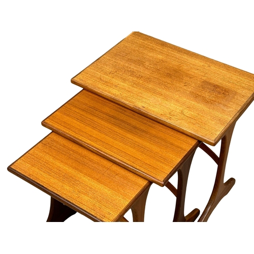 190 - A G-Plan “Fresco” Mid Century teak nest of tables. Designed by by Victor Wilkins. (5)