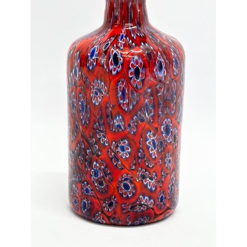 61 - Fratelli Toso. A Mid 20th Century Murano Glass “Mosaic” vase. 12cm.  (8)