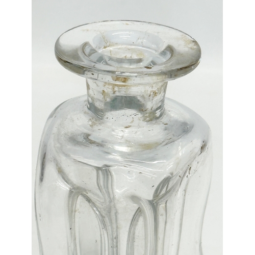 131 - Michael Bang. A Danish “Snapse Doctor” glass Kluk carafe decanter. By Holmegaard. 19cm