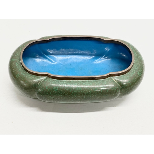 78 - An Early 20th Century Japanese cloisonne enamelled bowl. 23x14x8cm