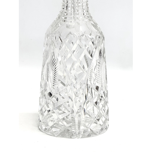 282 - A large Waterford Crystal “Shannon” decanter. 34cm