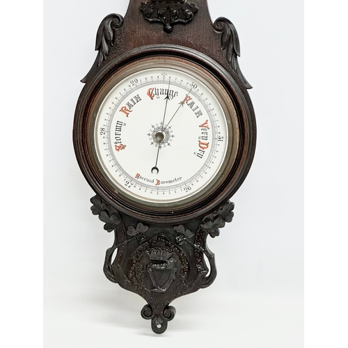 258 - A Late 19th Century Irish barometer. 27x92cm