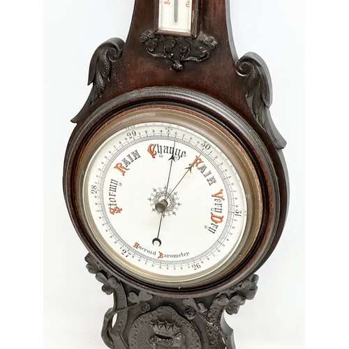 258 - A Late 19th Century Irish barometer. 27x92cm