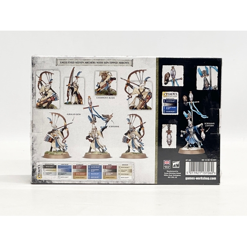 732 - An unopened Warhammer Age of Sigmar Lumineth Realm-Lords Vanari Auralan Sentinels.