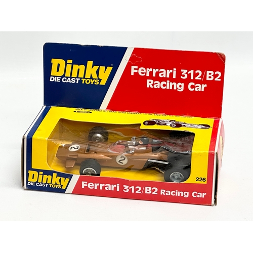 750 - 3 vintage Dinky racing cars. 2 Dinky Die Cast Toys Ferrari 312/B2 Racing Car. A Dinky Die Cast Toys ... 