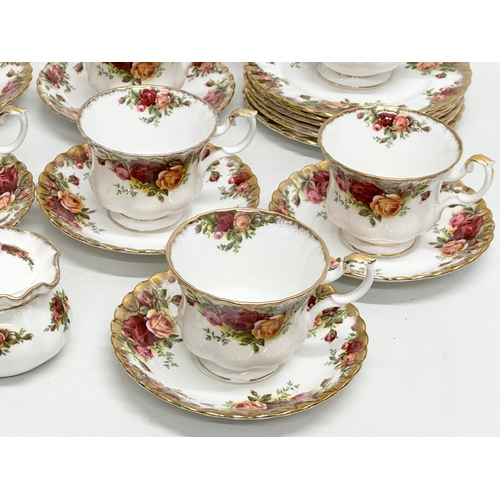 539 - A 21 piece Royal Albert “Old Country Roses” tea service.