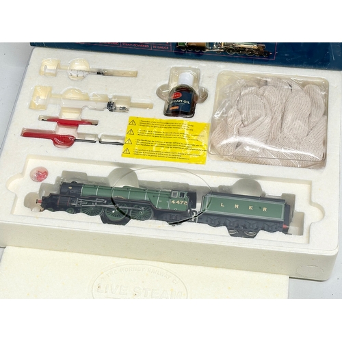 718 - A rare unused The Hornby Railway Co Live Steam 00 Gauge Margate Works “Flying Scotsman”