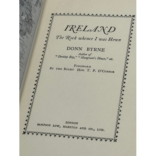 373 - Ireland by Donn Byrne. 1st edition. 1927.