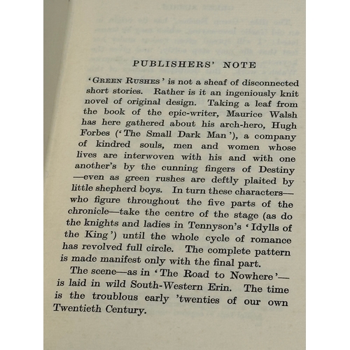 374 - Green Rushes by Maurice Walsh. 1st edition. September 1935.