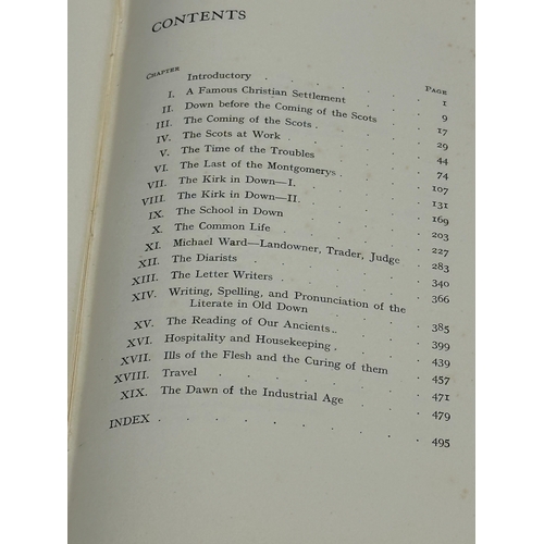 385 - Two Centuries of Life in Down. 1600-1800. By John Stevenson. 1st edition. Belfast. 1920.