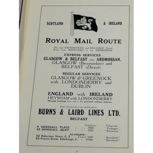 390A - Official Guide To The City of Belfast. 1928-19129. 4th edition.