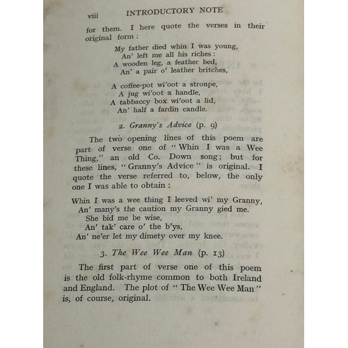 369 - The Ulster Folk by Padraic Gregory. 1st edition. 1912