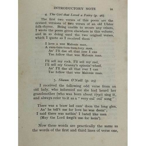 369 - The Ulster Folk by Padraic Gregory. 1st edition. 1912