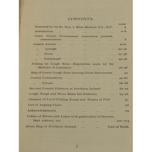 390B - Angling In Ulster Waters. Ulster Tourist Development Association. 1934