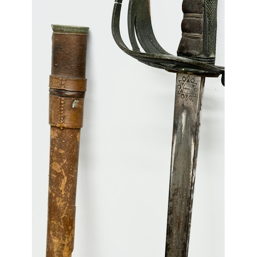 276 - A Late 19th Century Wilkinson's Rifle Officers Sword. 102cm