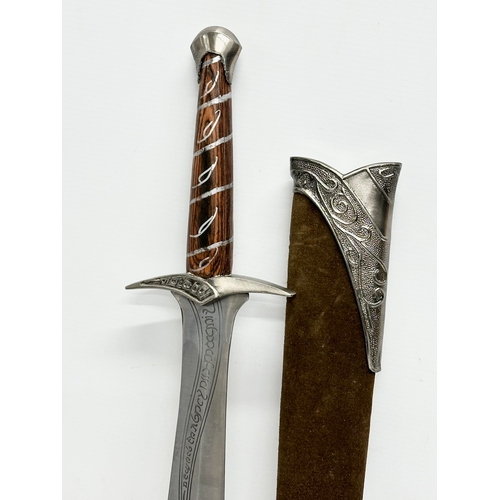 785 - The Lord of the Rings “Sting” sword and the One Ring. 65cm