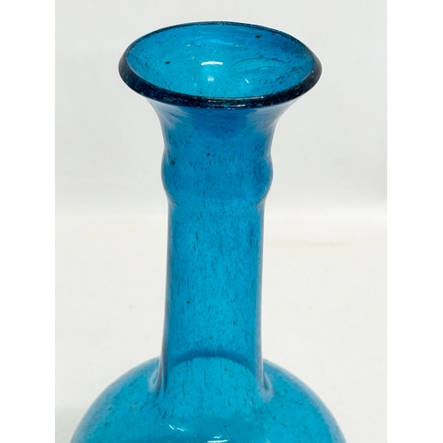 581 - A Mid Century hand blown vase. 28cm